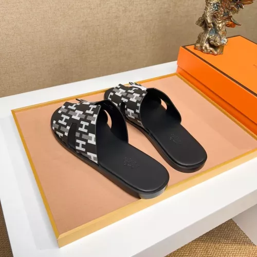 Replica Hermes Slippers For Men #1357138 $48.00 USD for Wholesale