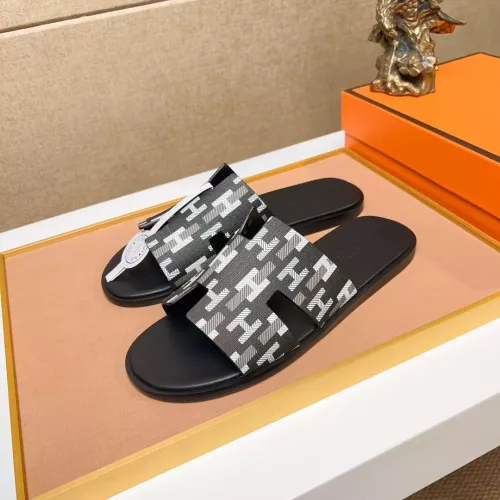 Replica Hermes Slippers For Men #1357138 $48.00 USD for Wholesale