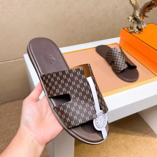 Replica Hermes Slippers For Men #1357140 $48.00 USD for Wholesale
