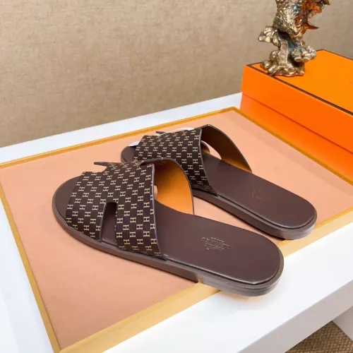 Replica Hermes Slippers For Men #1357140 $48.00 USD for Wholesale