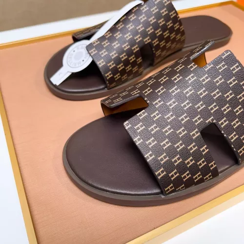 Replica Hermes Slippers For Men #1357140 $48.00 USD for Wholesale