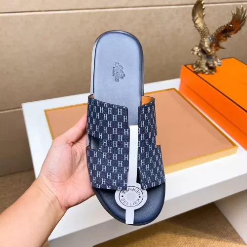 Replica Hermes Slippers For Men #1357141 $48.00 USD for Wholesale