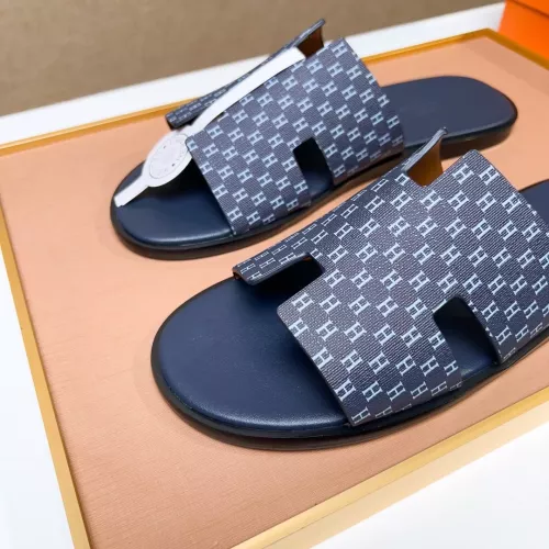 Replica Hermes Slippers For Men #1357141 $48.00 USD for Wholesale