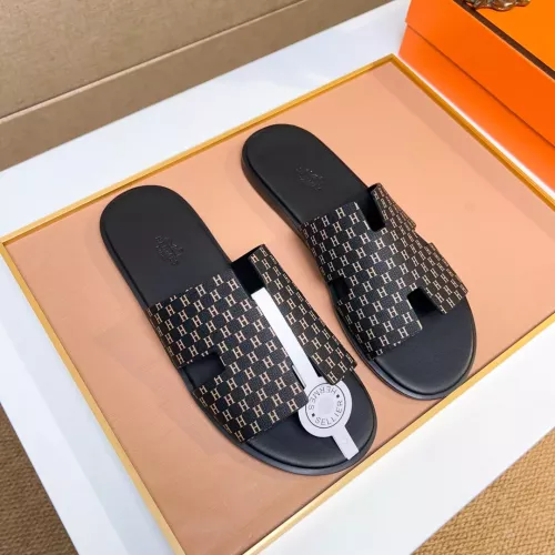 Replica Hermes Slippers For Men #1357142 $48.00 USD for Wholesale