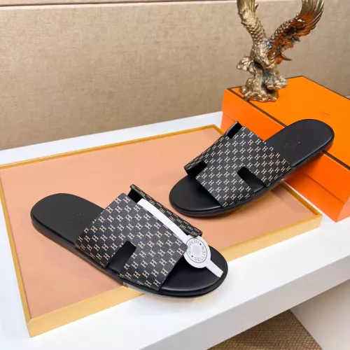 Replica Hermes Slippers For Men #1357142 $48.00 USD for Wholesale
