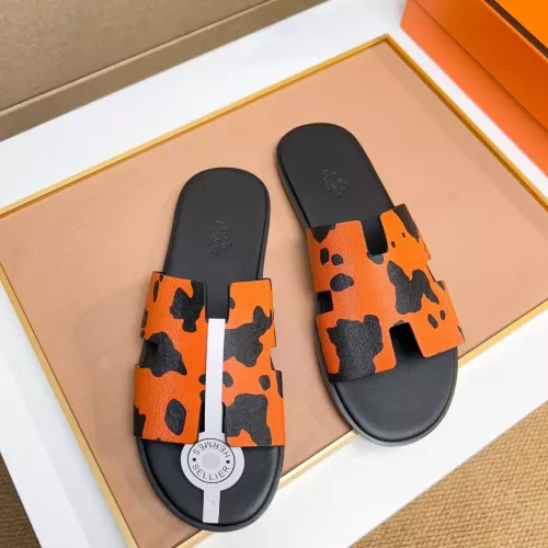 Replica Hermes Slippers For Men #1357145 $48.00 USD for Wholesale