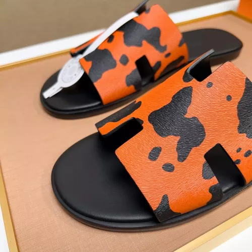 Replica Hermes Slippers For Men #1357145 $48.00 USD for Wholesale