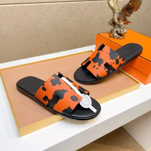 Replica Hermes Slippers For Men #1357145 $48.00 USD for Wholesale