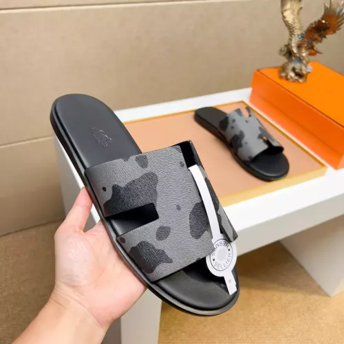 Replica Hermes Slippers For Men #1357146 $48.00 USD for Wholesale