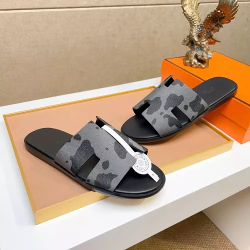 Replica Hermes Slippers For Men #1357146 $48.00 USD for Wholesale