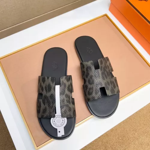 Replica Hermes Slippers For Men #1357149 $48.00 USD for Wholesale