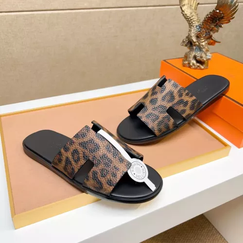 Replica Hermes Slippers For Men #1357150 $48.00 USD for Wholesale