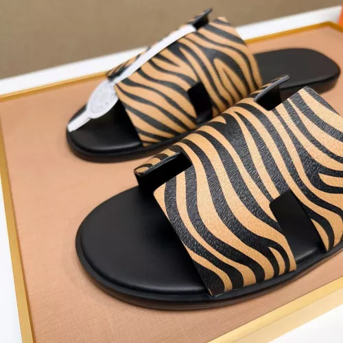 Replica Hermes Slippers For Men #1357153 $48.00 USD for Wholesale
