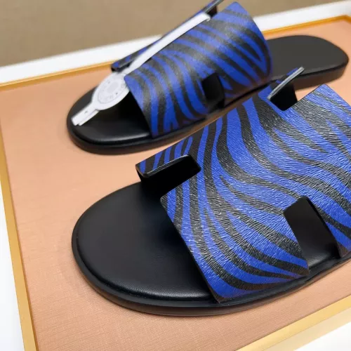 Replica Hermes Slippers For Men #1357154 $48.00 USD for Wholesale