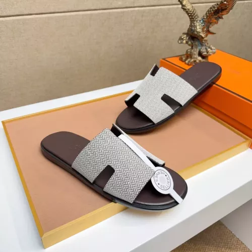 Replica Hermes Slippers For Men #1357157 $48.00 USD for Wholesale