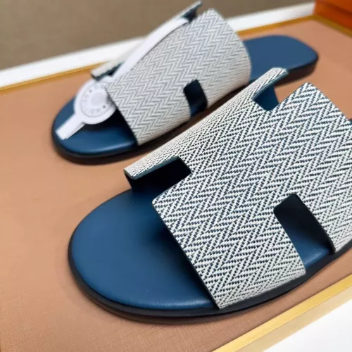 Replica Hermes Slippers For Men #1357158 $48.00 USD for Wholesale