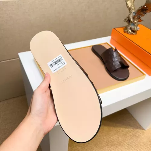 Replica Hermes Slippers For Men #1357160 $48.00 USD for Wholesale