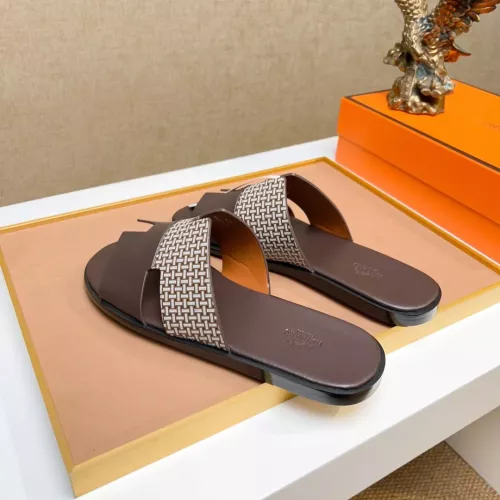 Replica Hermes Slippers For Men #1357164 $48.00 USD for Wholesale
