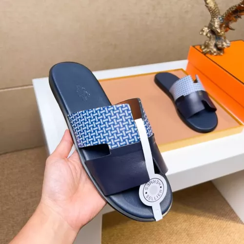 Replica Hermes Slippers For Men #1357165 $48.00 USD for Wholesale