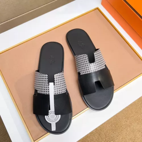 Replica Hermes Slippers For Men #1357166 $48.00 USD for Wholesale