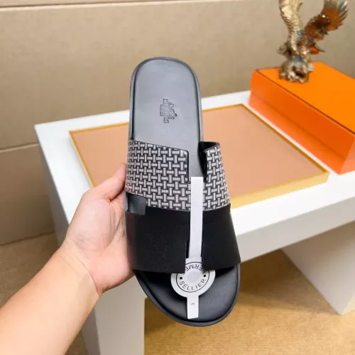 Replica Hermes Slippers For Men #1357166 $48.00 USD for Wholesale