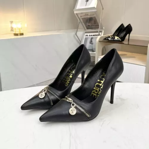 Cheap Versace High-Heeled Shoes For Women #1357272, $$82.00 USD On Versace High-Heeled Shoes