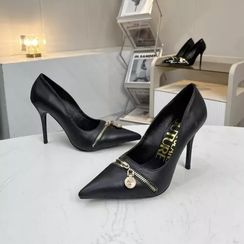 Replica Versace High-Heeled Shoes For Women #1357272 $82.00 USD for Wholesale
