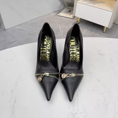 Replica Versace High-Heeled Shoes For Women #1357272 $82.00 USD for Wholesale