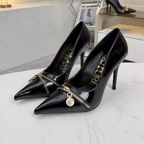 Cheap Versace High-Heeled Shoes For Women #1357273, $$82.00 USD On Versace High-Heeled Shoes