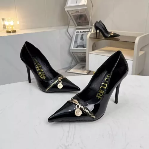 Replica Versace High-Heeled Shoes For Women #1357273 $82.00 USD for Wholesale
