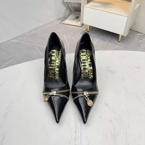 Replica Versace High-Heeled Shoes For Women #1357273 $82.00 USD for Wholesale