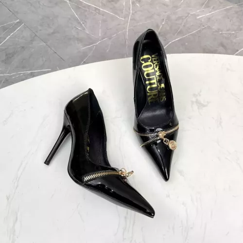 Replica Versace High-Heeled Shoes For Women #1357273 $82.00 USD for Wholesale