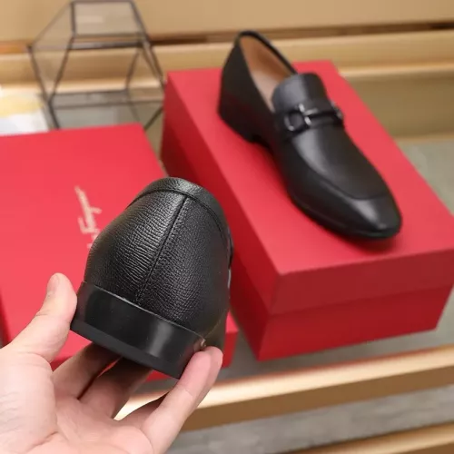 Replica Salvatore Ferragamo Leather Shoes For Men #1357312 $122.00 USD for Wholesale