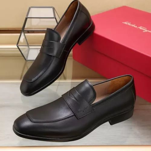 Cheap Salvatore Ferragamo Leather Shoes For Men #1357318, $$122.00 USD On Salvatore Ferragamo Leather Shoes