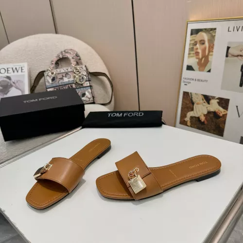 Replica Tom Ford Slippers For Women #1357337 $82.00 USD for Wholesale