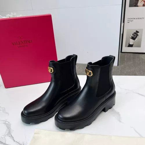 Replica Valentino Boots For Women #1357390 $115.00 USD for Wholesale