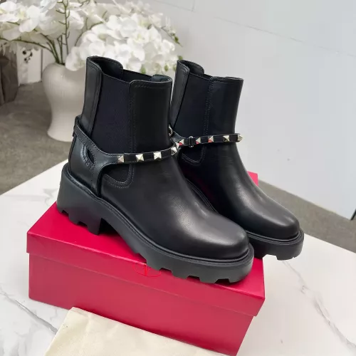 Replica Valentino Boots For Women #1357391 $115.00 USD for Wholesale