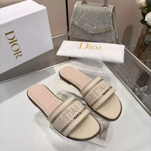Replica Christian Dior Slippers For Women #1357486 $82.00 USD for Wholesale