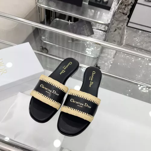 Replica Christian Dior Slippers For Women #1357496 $82.00 USD for Wholesale