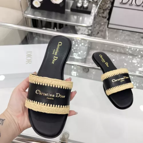 Replica Christian Dior Slippers For Women #1357496 $82.00 USD for Wholesale