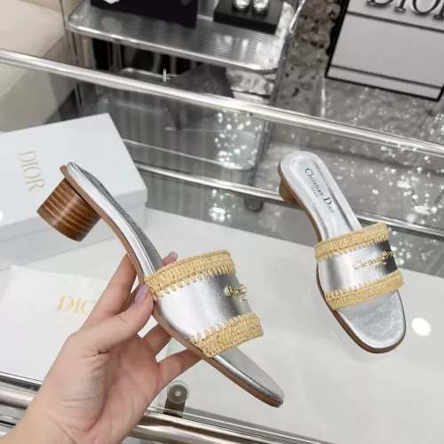 Replica Christian Dior Slippers For Women #1357497 $85.00 USD for Wholesale