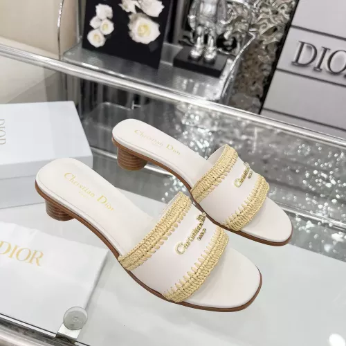 Replica Christian Dior Slippers For Women #1357499 $85.00 USD for Wholesale