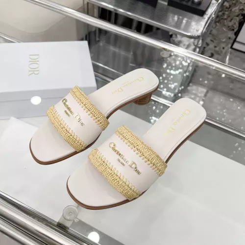 Replica Christian Dior Slippers For Women #1357499 $85.00 USD for Wholesale