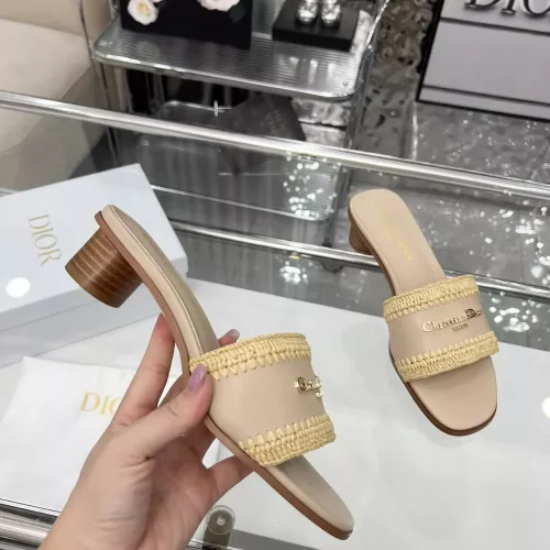 Replica Christian Dior Slippers For Women #1357500 $85.00 USD for Wholesale