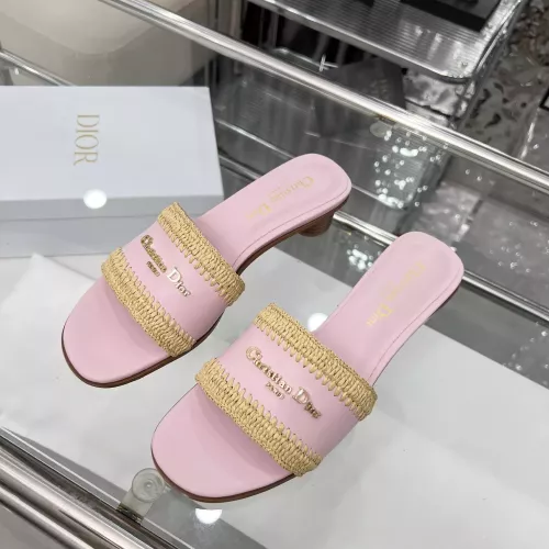 Replica Christian Dior Slippers For Women #1357501 $85.00 USD for Wholesale