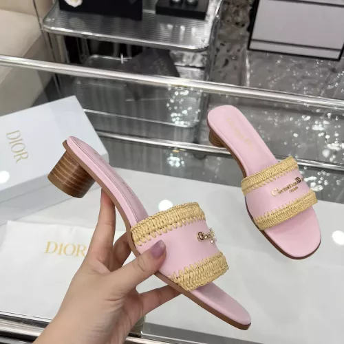 Replica Christian Dior Slippers For Women #1357501 $85.00 USD for Wholesale