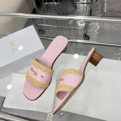 Replica Christian Dior Slippers For Women #1357501 $85.00 USD for Wholesale