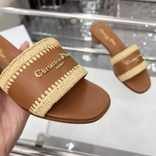 Replica Christian Dior Slippers For Women #1357502 $85.00 USD for Wholesale