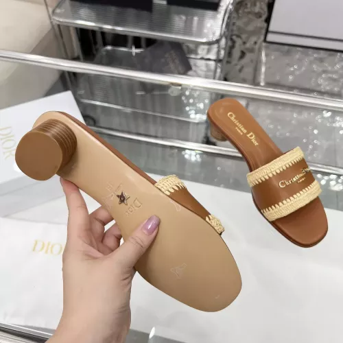 Replica Christian Dior Slippers For Women #1357502 $85.00 USD for Wholesale