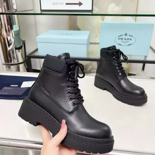Replica Prada Boots For Women #1357508 $105.00 USD for Wholesale